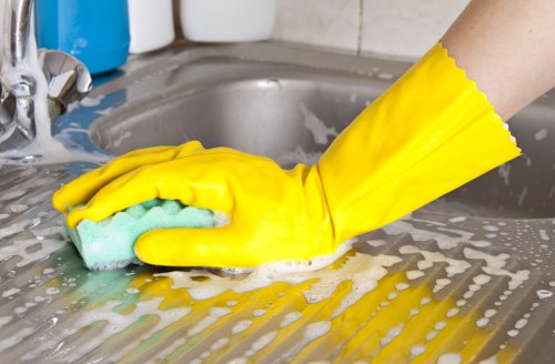 Acton carpet cleaning team working carefully around furniture and flooring