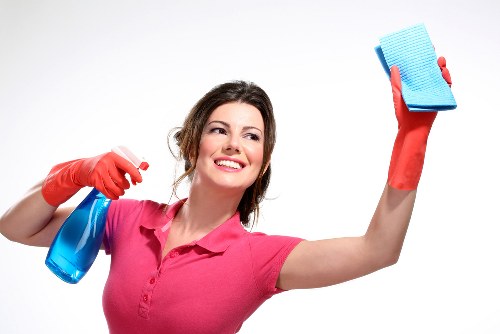 Deep upholstery cleaning process for a sofa in Acton home